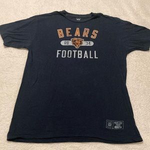 Reebok unisex NFL Chicago Bears Walter Payton navy  tee shirt Size L